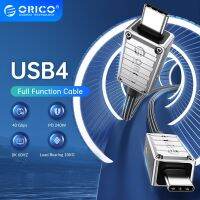 สาย USB4 40Gbps C ไปยัง UCB C 240W ฟ้าร้อง3 Type-C สายชาร์จเร็ว8K 60Hz กล่องทีวีสำหรับมือถือแท็บเล็ตแล็ปท็อป