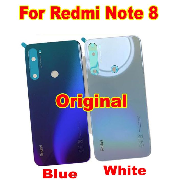 100-เคสด้านหลังฝาหลังกระจกฝาหลังปิดโทรศัพท์8-pro-สำหรับ-xiaomi-redmi-note-9-pro-ใหม่ของแท้ฝาปิดโทรศัพท์มีกาว