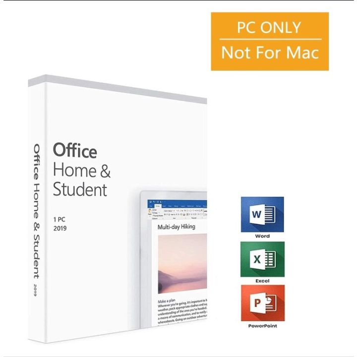 Microsoft Office 2019 Home And Student| Gói Mua Một Lần Dùng Trọn Đời Cho  Windows 10/11 
