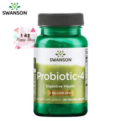 โปรไบโอติก Swanson Probiotics ProBiotic-4 60 Veg Drcaps