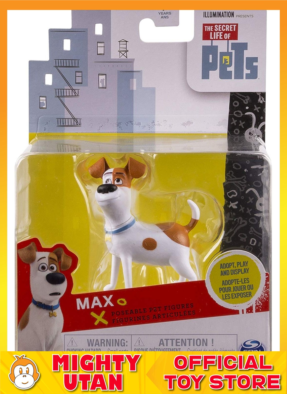 The Secret Life of Pets Max Poseable Pet Figure 20071747 for sale online 