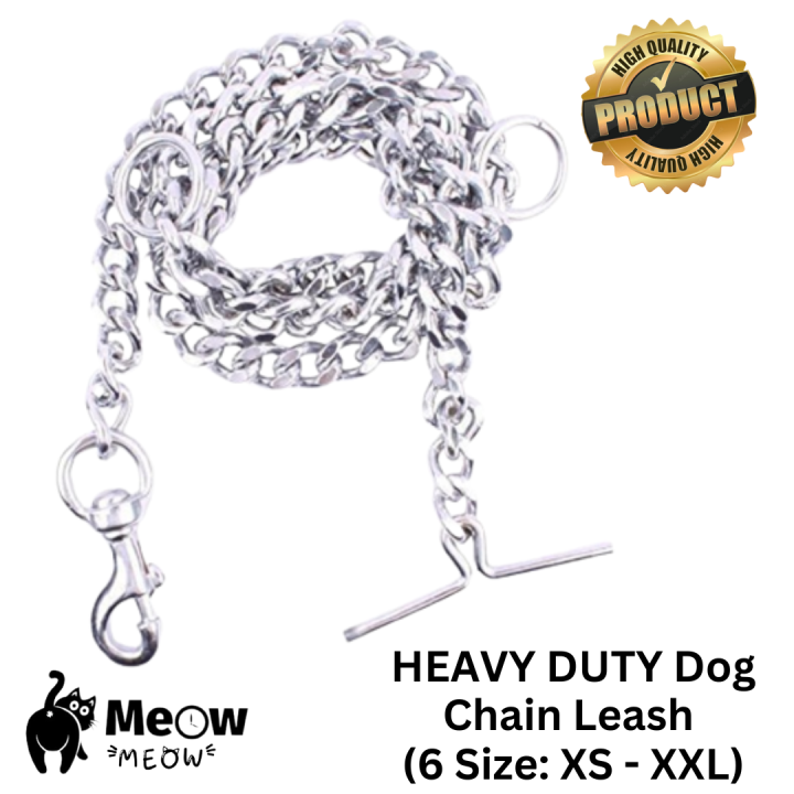 Dog Leash Heavy Duty Dog Chain Lead ChainAnti Chew Metal Leads