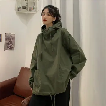 Shop Army Green Jacket Women Oversize with great discounts and