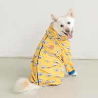 S-5XL Large Dog Clothes Rainy Season Outing Raincoat Fashion Printed Clothing Jackets for Small Medium Dogs Pet Costume Supplies