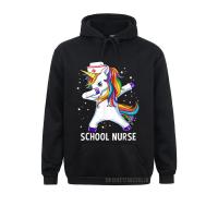 Funny Women Hoodies Dabbing Unicorn Funny School Nurse Gift Warm Casual Men Sweatshirts Long Sleeve Party Hoods Size Xxs-4Xl