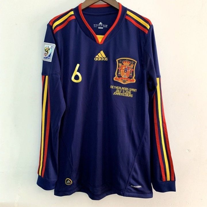 spain-shirt-2010-world-cup-final-iniesta-harvey-9-torres-long-short-sleeve-soccer-uniform