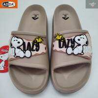 ADDA รองเท้าแตะลำลองแบบสวม รุ่น 5TD71-W4 ลาย SNOOPY สีครีม SIZE 4-6