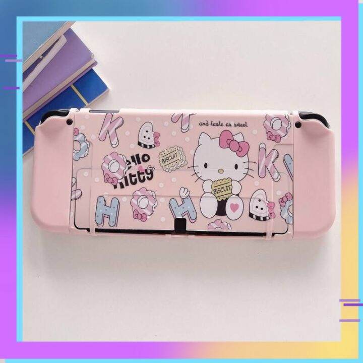 Case Nintendo Switch OLED v2 v1 Hello Kitty Softcase Silicone Casing