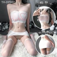 Lingerie pure temptation to dress strapless gown heartbeat big transparent uniform code sexy fission packet buttock