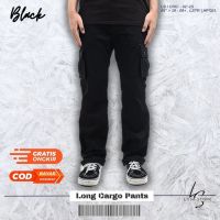 CODkecanm8 Leone Cargo Pants Guten Black Mens Long Cargo Pants