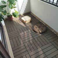 [COD] Yard floor self-paving garden balcony ground laying waterproof anti-corrosion outdoor terrace plastic mosaic mat solid