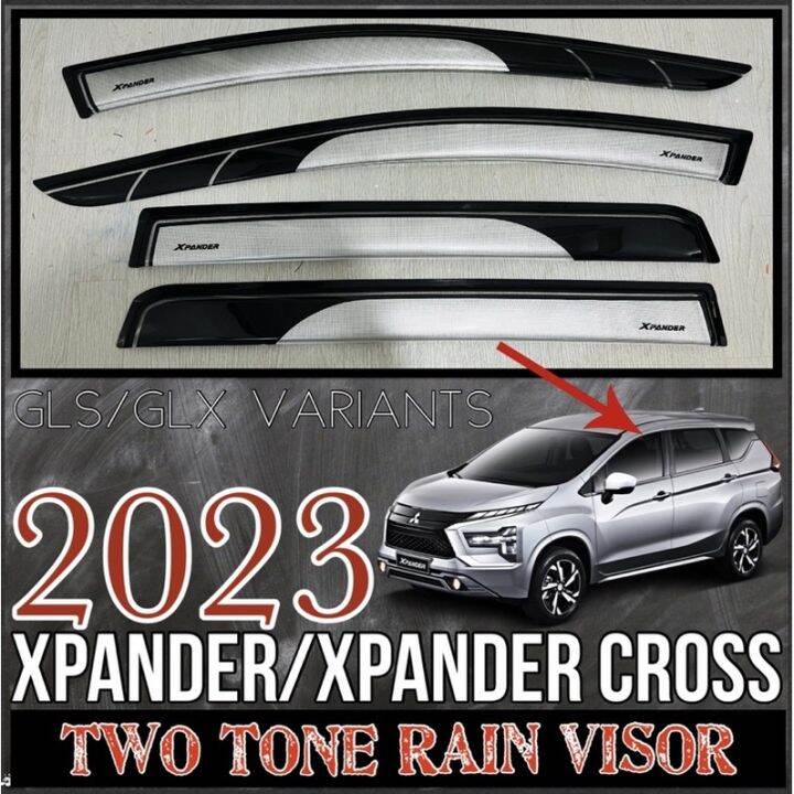 Mitsubishi XPANDER XPANDER CROSS 2023 RAIN VISOR (two tone) xpander