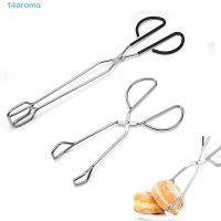 【Ready Stock】 ﹍ D50 Food Clip Portable Bread Outdoor Barbecue Charcoal Grilling Scissor Tongs