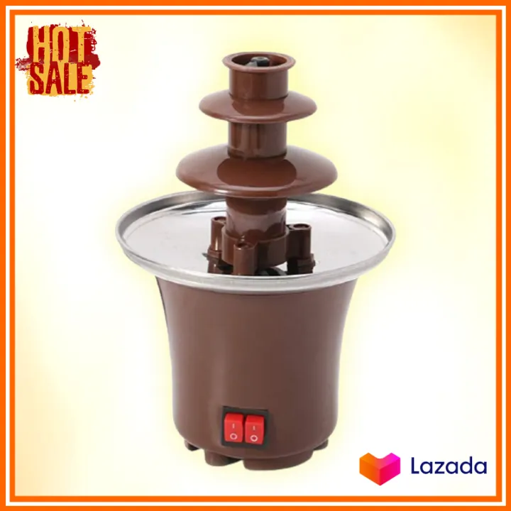Mini Chocolate Fondue Fountain (Brown) Chocolate Fondue Fountain 3