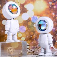 【YD】 Rechargeable Astronaut Projection Lamp Table Infinite Dimming Bedroom Atmosphere