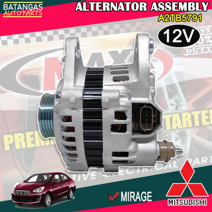ALTERNATOR ASSEMBLY MITSUBISHI MIRAGE MAXX AT2B5791 Lazada PH