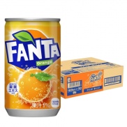 Thùng 30 lon Nước giải khát có ga Fanta cam 160mL Nhật Bản