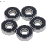 Renk 5pcs Black ABEC-7 608RS สเก็ตบอร์ด Roller SEALED BALL BEARING 8x22x7mm