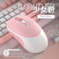 Silent and Rechargeable Wireless Mouse Type-c Interface for Charging, Laptop, Tablet, Home Office Game, Cute Girl Mouse