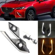 Đèn LED Ban Ngày DRL Đèn Chạy Ban Ngày Đèn Sương Mù Cho Mazda CX-3 CX3 2016