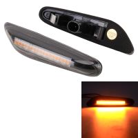 AutoAccessories 2 PCS D12V / 5W Car LED Dynamic Blinker Side Lights Flowing Water Turn Signal Light for BMW, Yellow Light