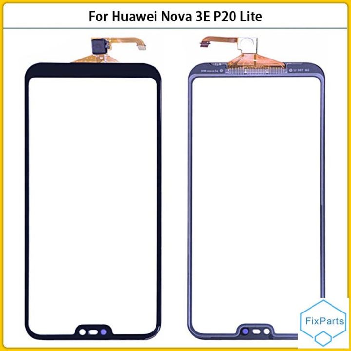 สินค้าใหม่สำหรับ-huawei-nova-3e-p20ไลท์เซ็นเซอร์กระจกกันรอยดิจิตอลหน้าจอสัมผัสกระจกหน้าจอ-lcd-p20ไลท์อะไหล่หน้าจอสัมผัส