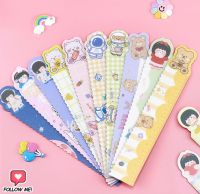 【พร้อมส่ง】?สุ่มลาย คละเเบบ ไม้บรรทัดพลาสติก ลายการ์ตูนน่ารักๆ ?