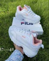 รองเท้าFila SIZE.36-45 มี 5 สี เบา ใส่สบาย ทรงสวย รองเท้าสีขาว รองเท้าสีดำ รองเท้าลำลอง รองเท้าเพิ่มความสูง