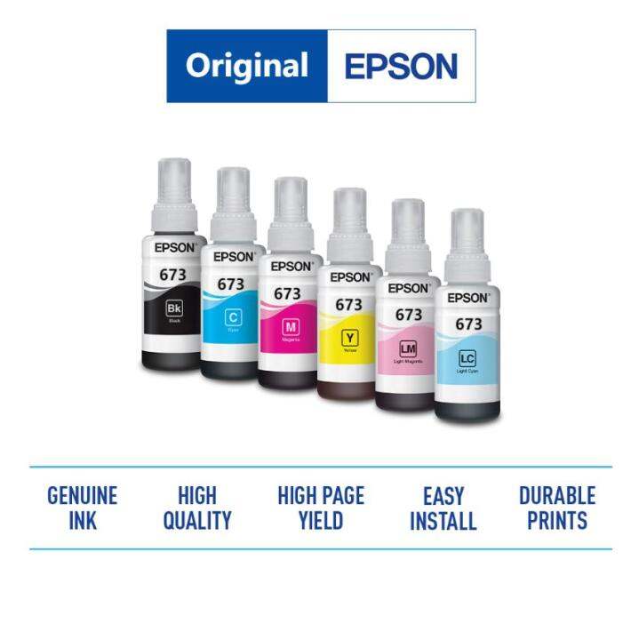 Epson 673 Original ink 70ml Bottle for EPSON L810 / L850 / L800 / L1800