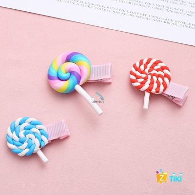 Cute Creative CloudRainbow Hairpin Korean Candy Color Girl