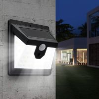 NEW LED Solar Lights Outdoor Lighting Lamps Powered Sunlight Waterproof PIR Motion Sensor Street LED Light For Garden Decoration