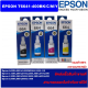 หมึกเติมแท้ EPSON T664100-400BK/C/M/Y น้ำหมึกอิงค์เจ็ทของแท้100%(ราคาพิเศษ) สำหรับปริ้นเตอร์รุ่น EPSON L310/360/365/385/455/550/565/ 1300