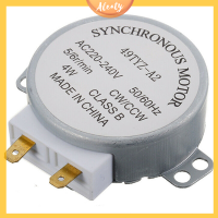 Aleaty? เตาอบไมโครเวฟ Synchronous Motor 49TYZ-A2 AC 220-240V CW/ccw 4W 5/6 rpm