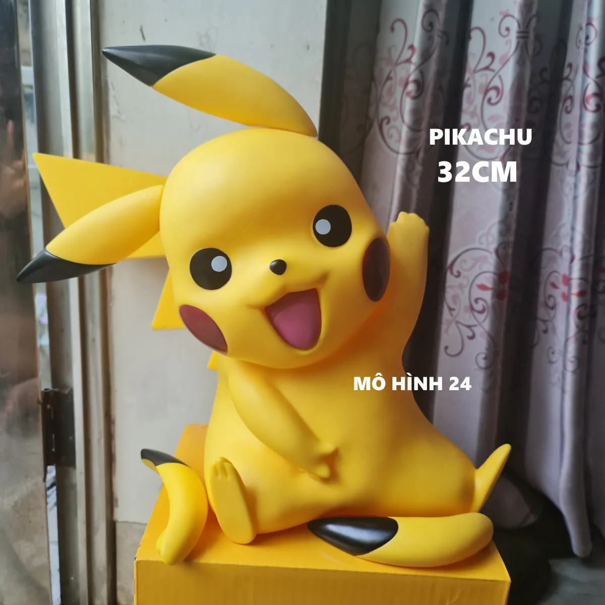 Mô hình figure pokemon PIKACHU tỉ lệ 1:1 đáng yêu cute to cỡ lớn ...