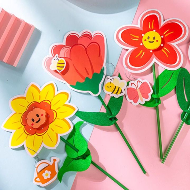 โปสการ์ดงานฝีมือสำหรับเด็กการ์ดอวยพร3มิติ-gj56สำหรับการ์ดอวยพรแม่ช่อดอกไม้ปลอมวัสดุดีไอวายทำมือ
