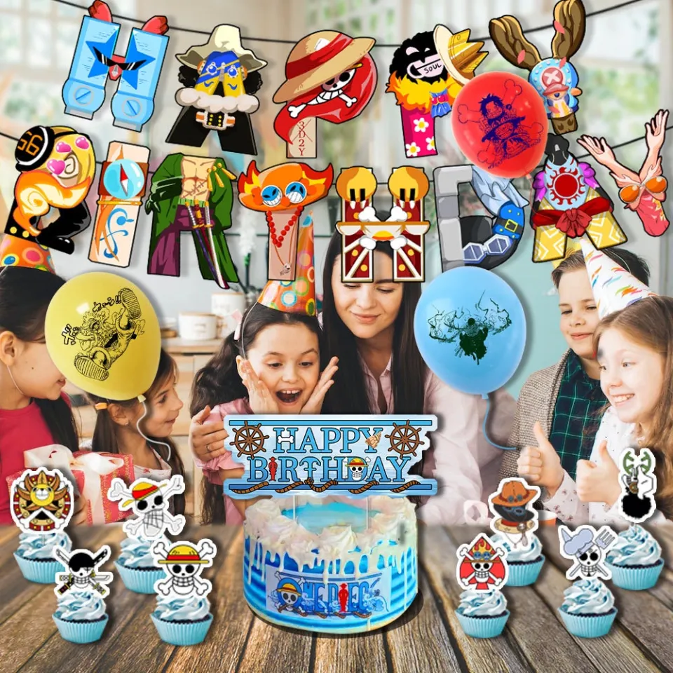 33PCS One Piece Birthday Decoration Anime Theme Party Decorations For  Teenagers 969186990911 | eBay