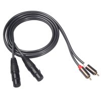 【cw】 Dual Female Xlr to Rca CableHeavy Duty 2 Xlr Female to 2 Rca Male Patch Cable Hifi Stereo Audio Connection Cable Wire