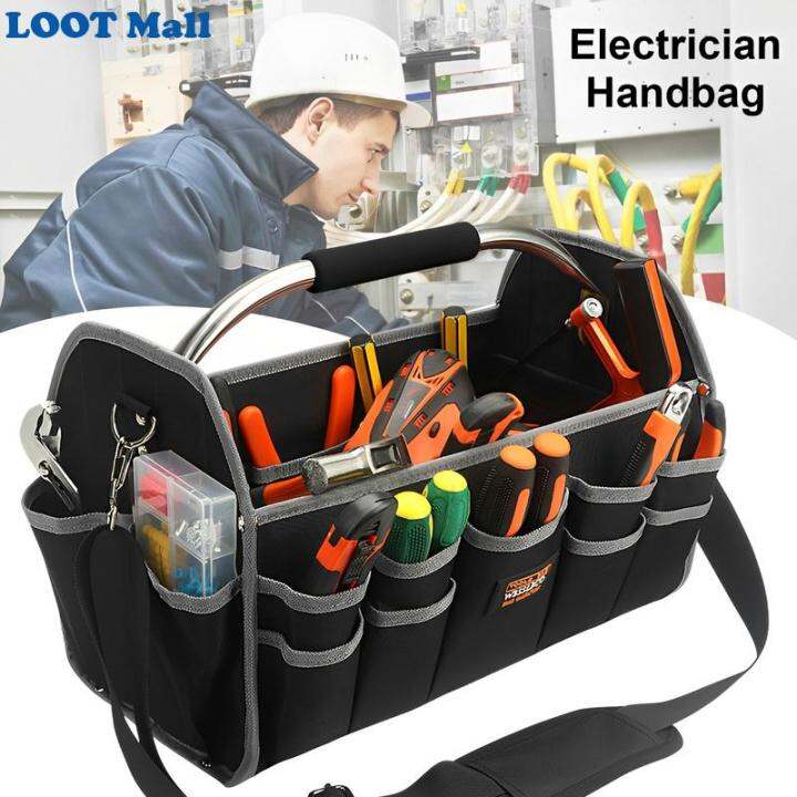 Tool Caddy Organizer Tool Bag Tool Carrier Open Top Tool Tote Bag