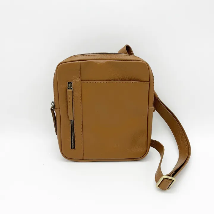 Our Tribe 887 Men's Leather Messenger Bag Lazada PH