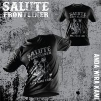 （ALL IN STOCK 2023）  MICROFIBER JERSEY T-Shirt SALUTE FRONTLINER