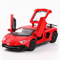 1:32 Lambor Aventador LP740ล้อแม็กรถของเล่นรุ่นโลหะ D Iecast ยานพาหนะดึงกลับจำลองสูงรถสปอร์ตของเล่นสำหรับเด็ก