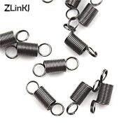 20pcs/lot Stainless Steel Small Tension Spring With Hook For Tensile DIY Toys Spring Length 6 MM Stretch To 30MM