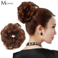 Fashion Women Curly Elastic Scrunchies Lady Sweet Hair Band Wig Brown Hairpiece