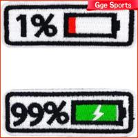 GGE SPORTS 12ชิ้น2.36X0.82นิ้ว99% และ1%,แผ่นแปะติดเสื้อพลังงานโพลีเอสเตอร์99% และ1% เสื้อผ้าเข้ารูปใช้เตารีดแสดงความคิดสร้างสรรค์แผ่นแปะติดเสื้อเย็บบน/รีดบนแผ่นแปะสำหรับผู้หญิง