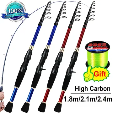 Goture Spinning Fishing Rod Reel Combo 1.8M-3.6M Telescopic Rod Saltwater  Tackle