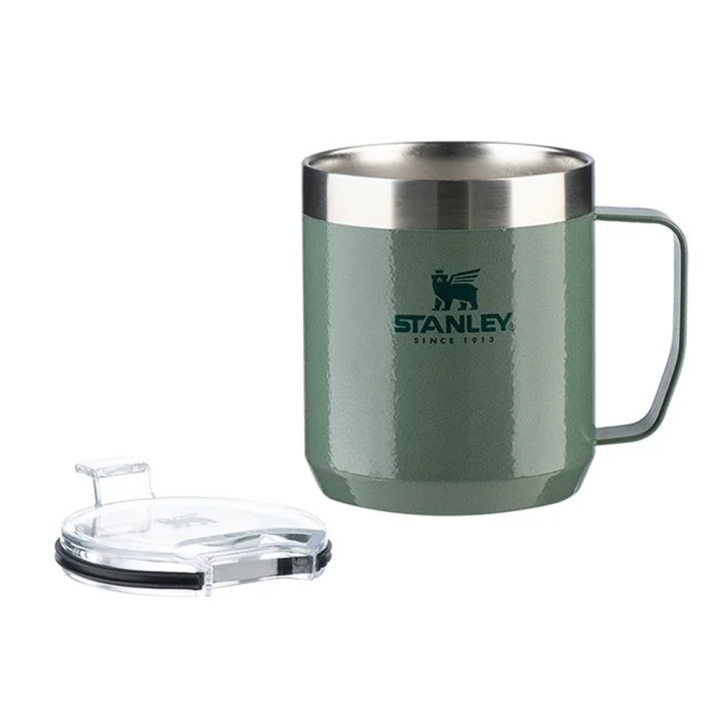 stanley-classic-vacuum-camp-mug-12-5oz-hammertone-green-รุ่น-6939236382502-แก้วสูญญากาศ-0-36ลิตร-เก็บความร้อนนาน-1-5ชม-ความเย็น-3-ชม-น้ำแข็ง-15ชม