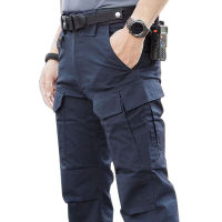 City Military Casual Cargo Pants Elastic Outdoor Army Trousers Men Slim Many Pockets Waterproof Wear Resistant Tactical Pants