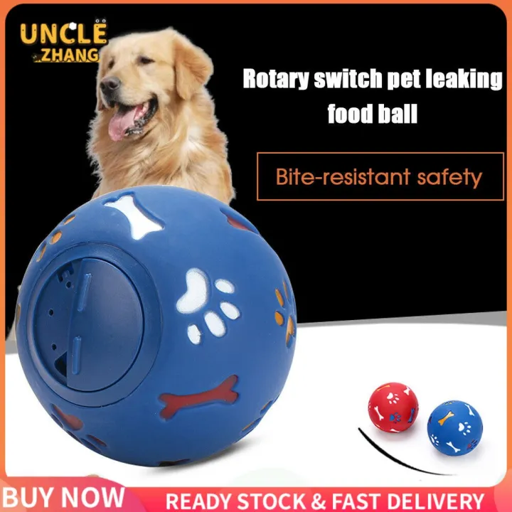Pet Dog Leakage Food Ball Puppy Interactive Play Toy Cleaning Teeth