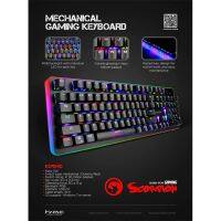 ??HOT!!ลดราคา?? Marvo KG954G ไฟสวยมาก Mechanical Keyboard Full RGB แมคคานิคอล คีย์บอด แป้นพิมพ์ไทย-อังกฤษ ##ที่ชาร์จ แท็บเล็ต ไร้สาย เสียง หูฟัง เคส .ลำโพง Wireless Bluetooth โทรศัพท์ USB ปลั๊ก เมาท์ HDMI .