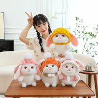 Cute Rabbit Cartoon Cute Plush Rabbit Gift Desktop Doll Gifts For Children And Girls